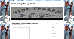 Desktop Screenshot of bonitaspringsfishingcharters.com