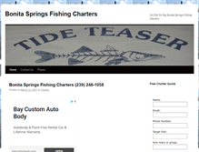 Tablet Screenshot of bonitaspringsfishingcharters.com